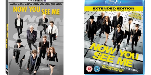 Now You See Me on DVD + Digital Copy Only $5 (Or Blu-Ray + DVD + Digital Copy Only $7.88)