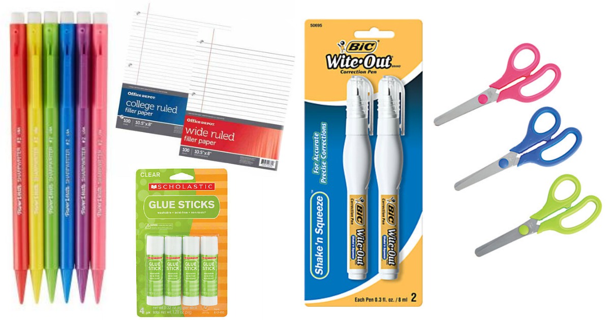 Office Depot/OfficeMax Back to School Deals Starting 8/7 (FREE Paper Mate Pencils & More)