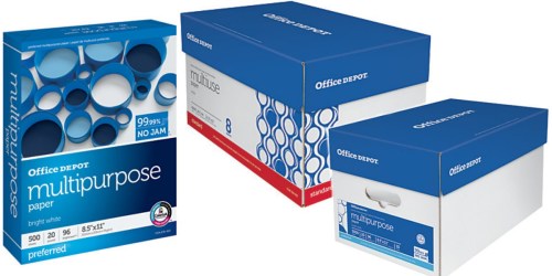 Office Depot/OfficeMax: Multipurpose Paper Only 1¢ (After Rewards) & More Deals