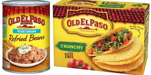 Target Shoppers! Old El Paso Refried Beans Only 60¢ & Taco Shells Only 73¢