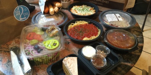 WOW! 4 Olive Garden Entrees, 2 Soups/Salads, 4 Breadsticks & Pumpkin Cheesecake for Under $30