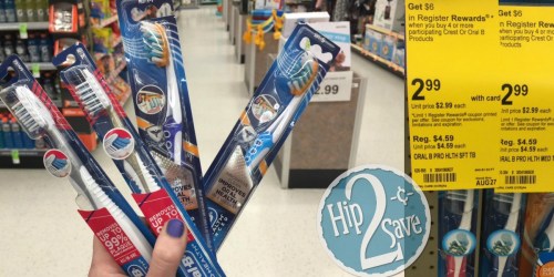 Walgreens: 4 Oral-B Toothbrushes Only $1.96 (Just 49¢ Each) – After Register Reward