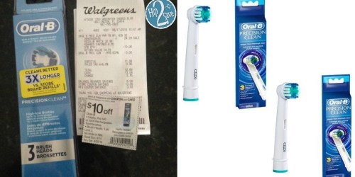 Walgreens: Oral-B Brush Heads 3-Pack Only $11.99 (Regularly $32.99)