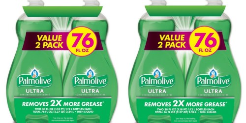 Amazon: Palmolive Ultra Dish Liquid Twin Pack Only $3.04 Shipped ($1.80 Per 38-Oz Bottle!)