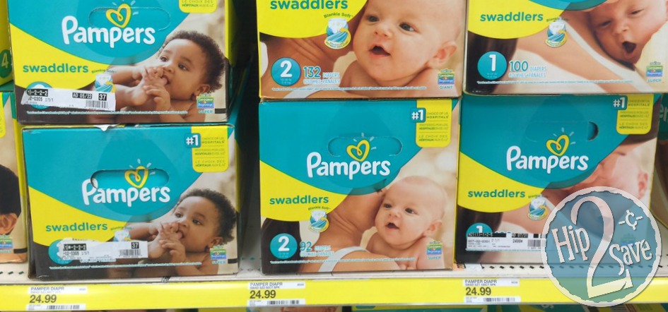 Pampers swaddlers at Target Hip2Save