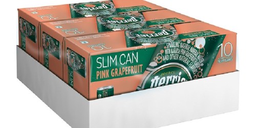 Amazon: 30 Pack of Perrier Sparkling Pink Grapefruit Cans Only $13.42 Shipped (Just 45¢ Each!)