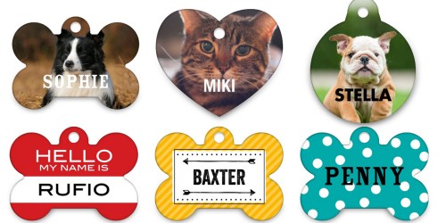 FREE Shutterfly Custom Pet Tag Today Only (Great for Kid’s Backpacks & More) – Just Pay Shipping
