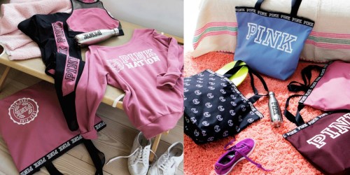 Victoria’s Secret: Yoga Pants, Sports Bra, Shirt, Tote AND Water Bottle $70 Shipped (Regularly $199)