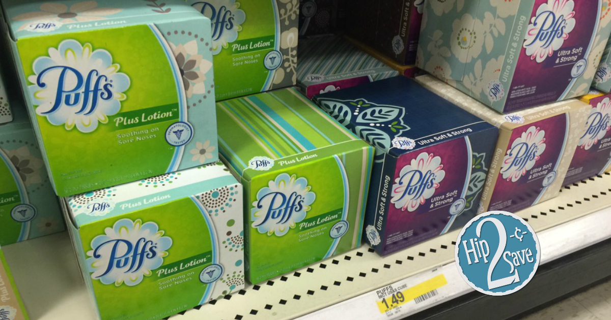 Puffs Facial Tissues Box ONLY 9¢ at Target