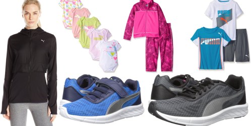 Amazon: 50% Off PUMA Shoes & Clothing = 5 Pack Baby Body Suits Only $13.99 (Regularly $48)