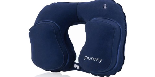 Amazon: Purefly Inflatable Travel Pillow Only $6.99 (Regularly $29.99)