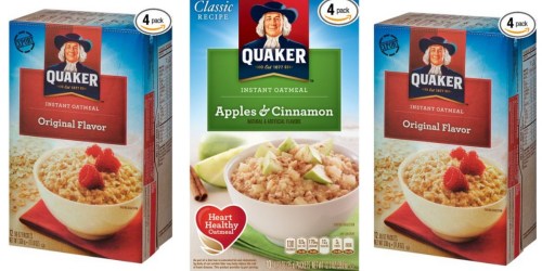 Amazon: 8 Boxes of Quaker Oatmeal Only $12.10 Shipped (Just $1.51 Per Box!)