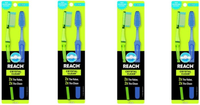 reach toothbrushes 2 pack