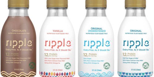 Target: Ripple Foods Dairy-Free 12oz Bottle of Milk Only $0.49 After Ibotta (Regularly $1.99)