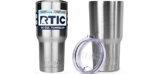 Amazon: RTIC 30 Ounce Stainless Steel Tumbler ONLY $11.99 (Holds Ice for 24 Hours)