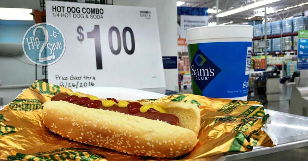 Sam's Club Members Score Nathan's Famous Hot Dog AND Large Drink For