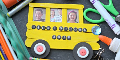 Fun and Easy Back-to-School Photo Frame Craft