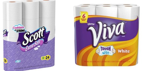 Walgreens: Nice Savings on Scott Bath Tissue AND Viva Paper Towels