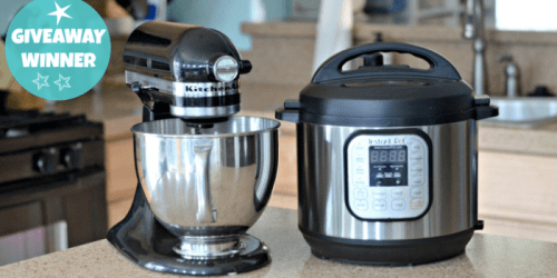 Congratulations to the Hip2Save Giveaway Winner of KitchenAid Mixer AND Instant Pot
