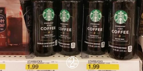 Target Shoppers – 5 New Ways to Save on Starbucks Beverages! Starbucks Iced Coffee Bottles Only 49¢