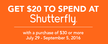 Shutterfly The Children's Place Promo 
