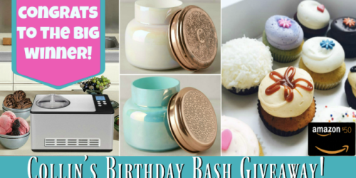 Congrats to Giveaway Winner of Collin’s Favorite Things Prize Package – Valued at OVER $450