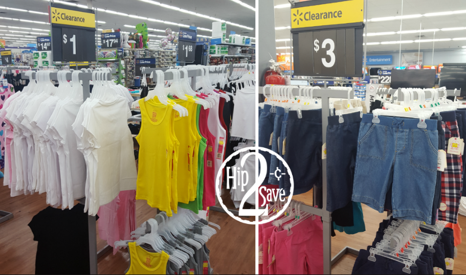 Walmart $1 Clothing Clearance