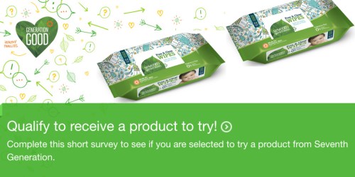 Possible FREE Seventh Generation Free & Clear Baby Wipes (Check Your Account)