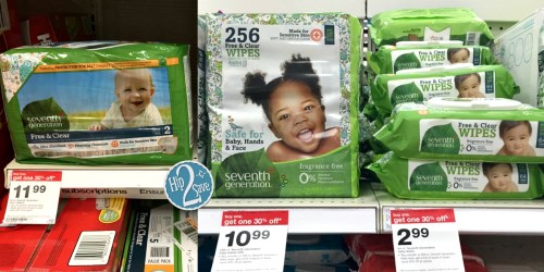 Target: Nice Stack on Seventh Generation Diapers and Wipes (After Sale, Cartwheel & Ibotta)