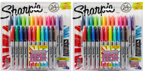 Sharpie Permanent Markers 24-Pack Only $10