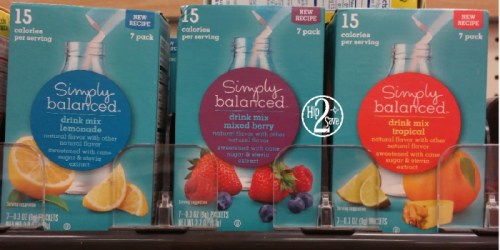 Target: Simply Balanced or Market Pantry Drink Mixes ONLY $1 Each – No Coupons Needed