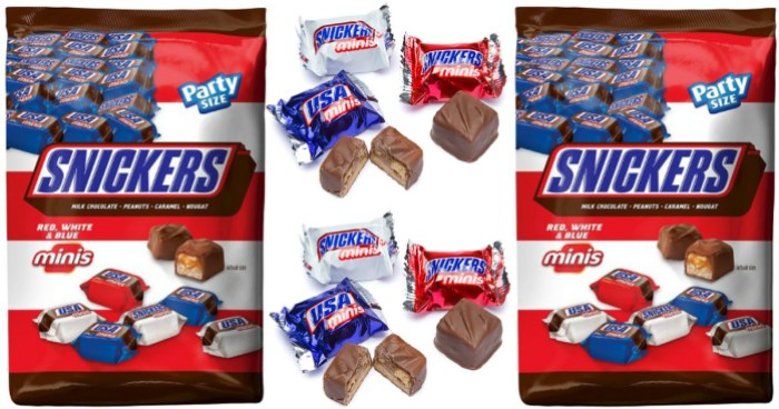 Snickers Red White & Blue Minis 40 oz