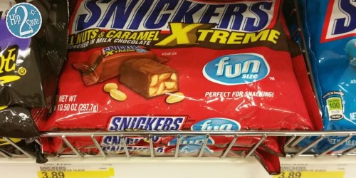 Target: 50% Off Snickers Xtreme Fun Size Bars Cartwheel