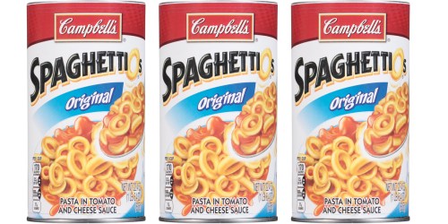 Amazon: SpaghettiOs Original Pasta Meal Only 72¢ Per Can Shipped to Your Door