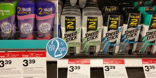 Target: Speed Stick & Lady Speed Stick Deodorants Only 57¢ Each (After Gift Card)