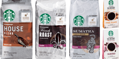 Target.com: Stock Up On Starbucks Bagged & Via Coffee