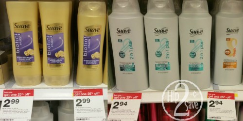Nice Deals on Suave Shampoo & Conditioner Products at Target, CVS & Walgreens
