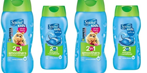 Target.com: Four Suave Kids Shampoo+ Conditioner Bottles Only $2.19 (55¢ Each!)