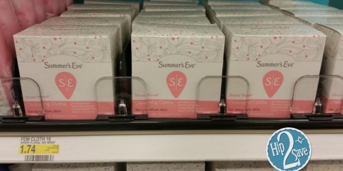 Target: Summer’s Eve Cleansing Cloths Only 22¢