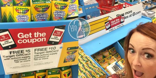 Target Shoppers! Earn a FREE Gift Card with Your School Supply Purchase of $30+
