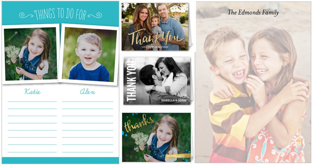Shutterfly 12 Free Thank You Cards OR a FREE Notepad (Just Pay Shipping)