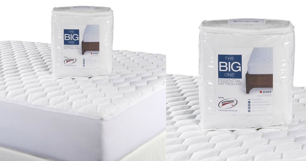 the big one waterproof mattress pad white queen