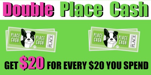 The Children’s Place: Earn Double Place Cash = $20 Reward for Every $20 Spent