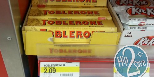 Target: 40% Off Toblerone Milk Chocolate Bars Cartwheel