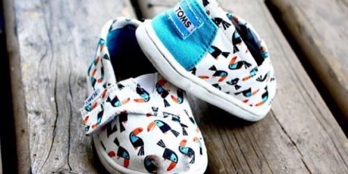 TOMS Surprise Sale: Up to 86% Off Select Styles = Adorable Tiny TOMS Only $19.20