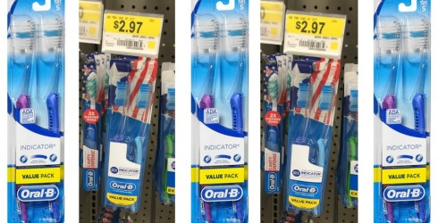 Walmart: Oral-B Toothbrush 2-Pack Only 97¢ (Just 49¢ Per Toothbrush)