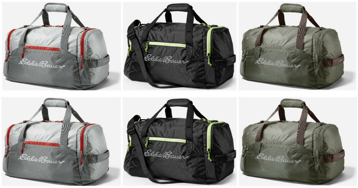 Eddie Bauer: Packable Duffel Bag Only $15 Shipped (Regularly $30) - Hip2Save