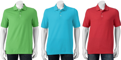 Kohl’s Cardholders: Men’s Polo Shirts ONLY $6.99 Shipped (Regularly $26)