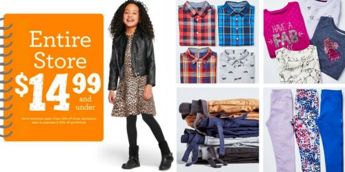 Gymboree: $14.99 & Under Sale + Extra 20% Off & Free Shipping for Rewards Members