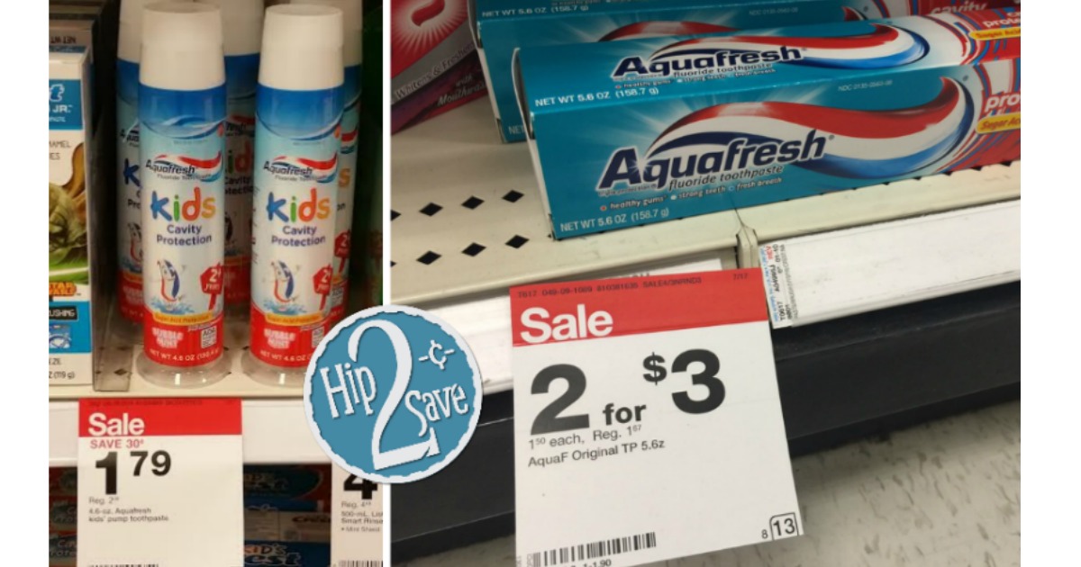 Target 37¢ Aquafresh Toothpaste (+ Big Savings on Biotene Mouthwash